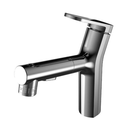 Cold & Hot Basin Faucet Pull Out Bathroom Basin Sink Faucet Mixer Tap