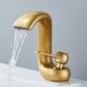 Bathroom Vessel Sink Basin Faucet Special Design Hot & Cold Mixer Taps