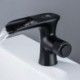 Water Power Basin Mixer Brass Temperate Display Faucet LED Digital Basin Faucet