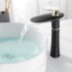 Deck Mount Waterfall Basin Faucet Tall Bathroom Faucet