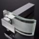 Waterfall Basin Mixer Tap Square Glass (tall)