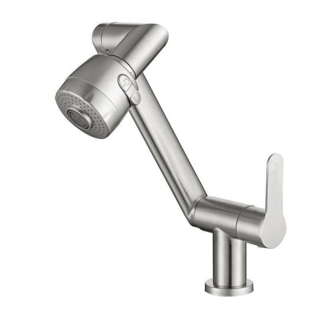 Big Angle Rotate Spray Swivel Faucet For Bathroom Sink