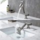 Big Angle Rotate Spray Swivel Faucet For Bathroom Sink