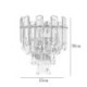 Crystal Wall Light For Bathroom Bedroom Hallway European Wall Sconces