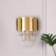 Wall Lamp Fixtures For Bedside Bedroom Living Room Modern Crystal Wall Sconce