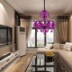 European Chandelier Ring Bells Pendant Light Bedroom Bar Crystal Ceiling Light