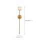 Diamond Shape Wall Sconce Brass Wall Lamp Hallway Living Room Light Nordic Crystal Wall Light