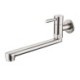 Stainless Steel Sink Swivel Tap Wall Mount Kitchen Faucet