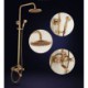 Antique Brushed Brass Tub Spout Bathroom Shower Fixture