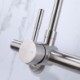 Kitchen Sink Faucet with Wall Mounted Stainless Steel Mixer Tap