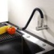 Unique Omni-directional Kitchen Mixer Tap in Black Rubber