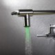 Chrome Swing-arm Wall Mount Kitchen Cold Tap LED Pot Filler Faucet