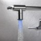 Chrome Swing-arm Wall Mount Kitchen Cold Tap LED Pot Filler Faucet