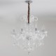 Dining Room Living Room Elegant Crystal Chandelier European White Color Pendant Light