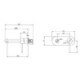 2-Hole Bathroom Sink Faucets Wall Mounted Sink Faucets