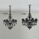 Dining Room Living Room Luxury Crystal Chandelier European Black 10 Light