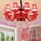 Living Room Hotel Rooms Crystal Chandelier European Elegant Pendant Light