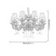 Living Room Hotel Rooms Crystal Chandelier European Elegant Pendant Light