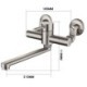 Rotatable Stainless Steel Kitchen Faucet with Faucet Accessory Pipe Fitting Part