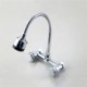 Omni-directional Chrome Kitchen Faucet Wall Mount