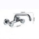 Wall Mount Kitchen Faucet in Modern Chrome