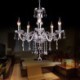 Modern European Pendant Light Bedroom Living Room Stylish Crystal Chandelier