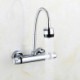 Chrome Omni-directional Kitchen Mixer Tap Modern Thermostatic Kitchen Faucet