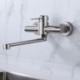 Brushed Stainless Steel Kitchen Faucet Rotatable