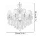 Dining Room Bedroom European Crystal Chandelier Stylish Gold Pendant Light