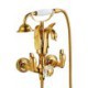 Telephone Type Hot Cold Mixer Tap Wall Mounted Brass Shower & Tub Faucet Spout