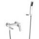 Bathroom Tub Tap Wall Mounted Bathtub Faucet Hand Shower+Tub Spout Design