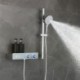 LED Bathtub Faucet With Handheld Sprayer Self-Powered