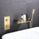 Waterfall Tub Filler Faucet Mounted Bathtub Faucet