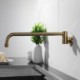 Commercial Wall Mounted Kitchen Tap Single Hole 3 Compartment Sink Faucet