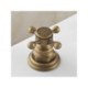 Widespread Bathroom Sink Tap with Antique Sink Faucet in Brass Finish