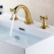 Widespread Bathroom Sink Tap with Luxurious Basin Faucet