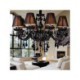 Luxury Modern Black Chandelier Crystal Living 8 Light Black Crystal Chandelier