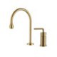 Chrome/Black/Brushed Gold Brass Basin Mixer Tap Water Drop Faucet