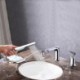 Pullable Hand Shower Brass Bathroom Basin Mixer Tap