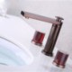 Copper Split American Basin Faucet with Double Handles for Bathroom Sink