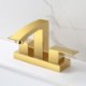 Gold/Nickel Brushed/Black/Chrome 2-Handle Widespread Bathroom Sink Faucet