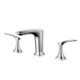 Split Dual Handles Basin Faucet Bathroom Deck Mounted Basin Tap