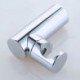 Wall Mount Brass Handshower Holder Round Chrome Handheld Shower Holder