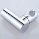 Wall Mount Brass Handshower Holder Round Chrome Handheld Shower Holder