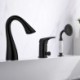 Optional Colors: Chrome/Black/Brushed Gold Modern Simple Bathtub Faucet