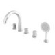 Bathroom Tub Faucet with Deck Mounted Bathtub Faucet and Hand Shower