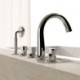 Bathroom Tub Faucet with Deck Mounted Bathtub Faucet and Hand Shower