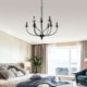 Elegant Creative Light Warmth Lighting Dining Room Light Classical Farmhouse Candle Chandelier