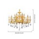 Modern Luxury Crystal Ceiling Light Home Lighting Decoration Light Living Room Lamp