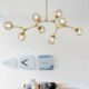 Drop Light 8 Heads Loft American Countryside Vintage Plating Pendant Lamp for Indoor House Decorate